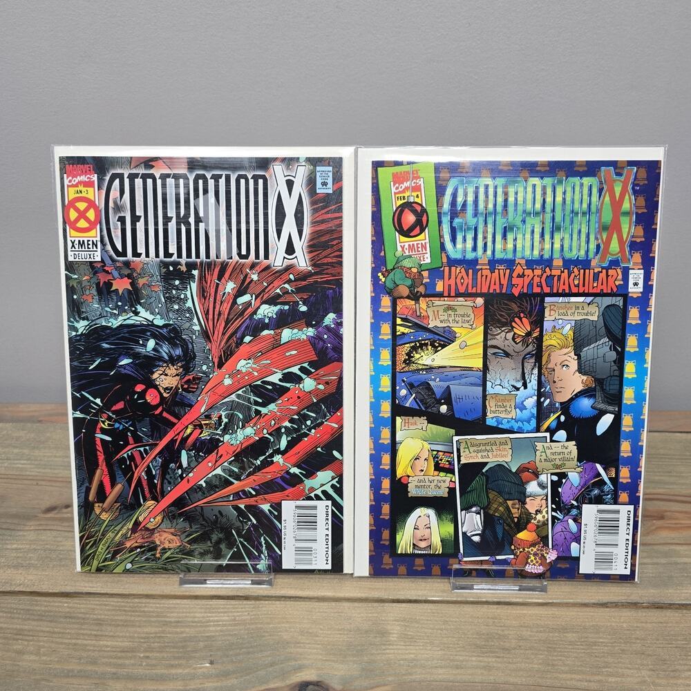 Generation X #1 2 3 + Holiday Spectacular Lot (Marvel 1994) 1st Chamber Penance